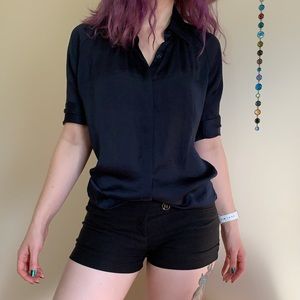 Club Monaco navy blouse